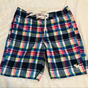 Abercrombie & Fitch Board Swim Shorts Plaid